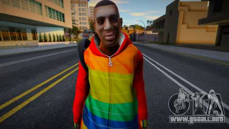 Playboy X con una mochila de GTA IV para GTA San Andreas