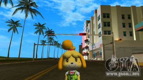 Isabelle from Animal Crossing para GTA Vice City