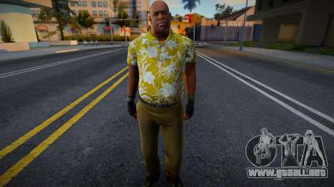 Entrenador de Left 4 Dead con una camisa hawaian para GTA San Andreas