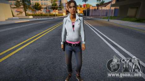 Zoe (Blanco) de Left 4 Dead para GTA San Andreas