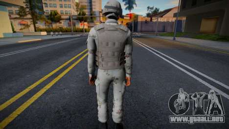 Soldado Mexicano (Camuflaje del Desierto) v4 para GTA San Andreas