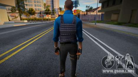 Luis dejó 4 muertos (armadura corporal) para GTA San Andreas