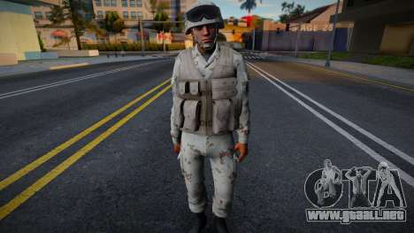 Soldado Mexicano (Camuflaje del Desierto) v4 para GTA San Andreas