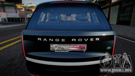 Land Rover Range Rover 2022 (Diamond) para GTA San Andreas