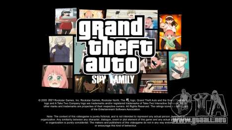Spy X Family Loading Screens para GTA San Andreas