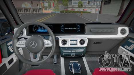Mercedes-Benz G63 en versión eléctrica para GTA San Andreas