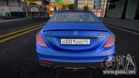 Mercedes-Benz S 63 AMG W222 (Verginia) para GTA San Andreas