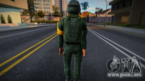 Piel de soldado del Ejército Mexicano v2 para GTA San Andreas