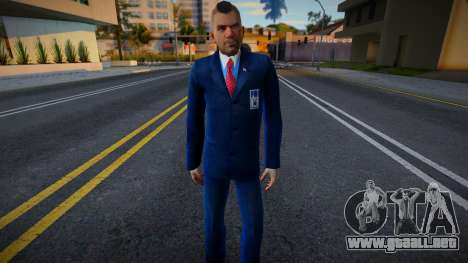 Soup FBI Blue Costume para GTA San Andreas