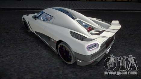 Koenigsegg Agera R (Rage) para GTA San Andreas