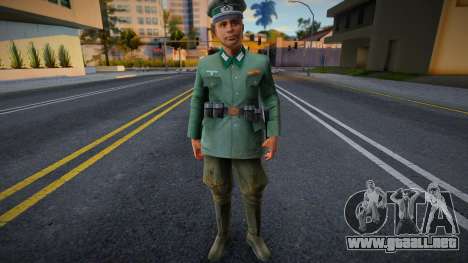 Oficial alemán (Normandía) de Call of Duty 2 para GTA San Andreas