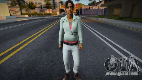 Zoe (White V2) de Left 4 Dead para GTA San Andreas