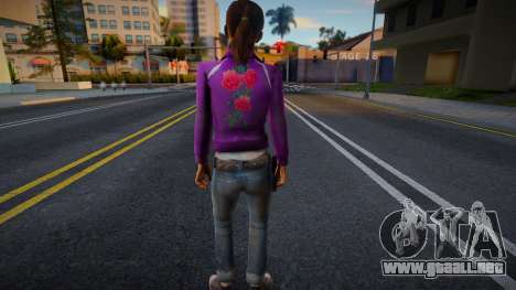 Zoe (Reskin) de Left 4 Dead para GTA San Andreas