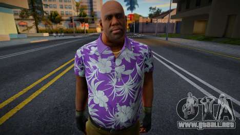 Entrenador de Left 4 Dead con camisa hawaiana (P para GTA San Andreas