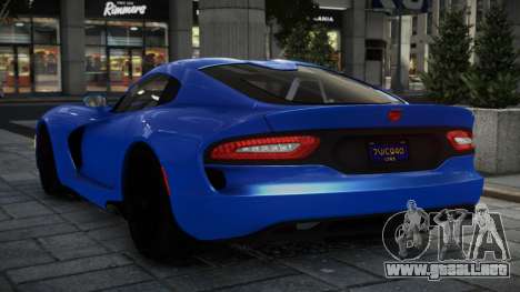 Dodge Viper SRT GTS para GTA 4