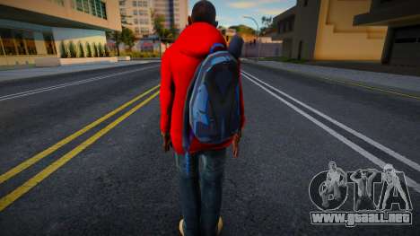 Playboy X con una mochila de GTA IV para GTA San Andreas