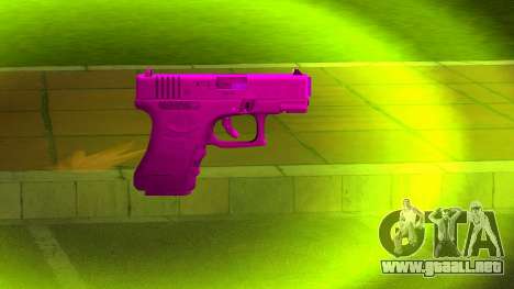 10 Glock Pistols (Pink) para GTA Vice City