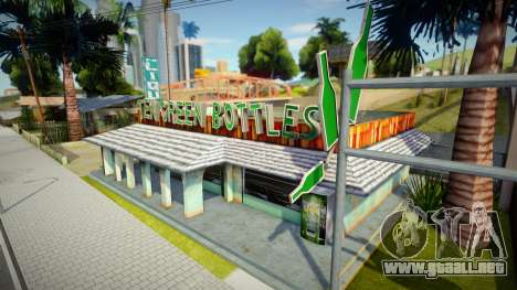 HD Ten Green Bottles Bar Sign de Definitive para GTA San Andreas