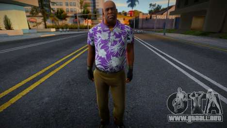 Entrenador de Left 4 Dead con camisa hawaiana (P para GTA San Andreas