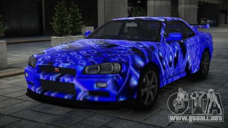 Nissan Skyline R34 GT-R V-Spec II Nur S5 para GTA 4