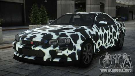 Nissan Skyline R34 GT-R V-Spec II Nur S1 para GTA 4