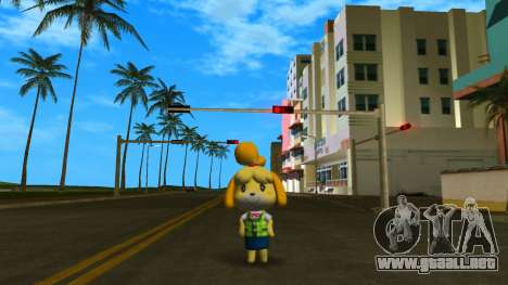 Isabelle from Animal Crossing para GTA Vice City