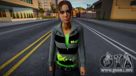 Zoe (Plants vs Zombies) de Left 4 Dead para GTA San Andreas