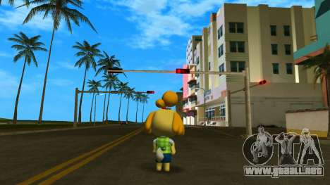 Isabelle from Animal Crossing para GTA Vice City