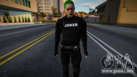 Joker con uniforme de fuerzas especiales v2 para GTA San Andreas