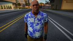 Entrenador de Left 4 Dead con una camisa hawaiana (Azul para GTA San Andreas