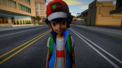 Ash Ketchum from Pokemon Journeys para GTA San Andreas
