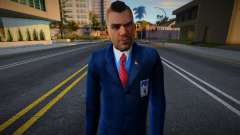 Soup FBI Blue Costume para GTA San Andreas