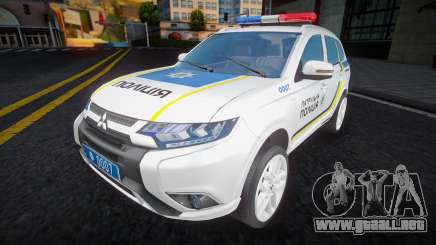 Mitsubishi Outlander Patrulla Policía de Ucrania para GTA San Andreas
