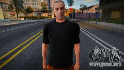 Hombre en pantalones cortos a cuadros para GTA San Andreas