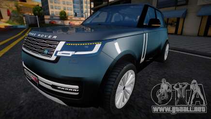 Land Rover Range Rover 2022 (Diamond) para GTA San Andreas