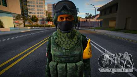 Piel de soldado del Ejército Mexicano v2 para GTA San Andreas