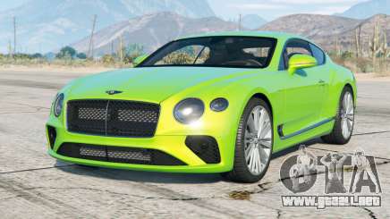 Bentley Continental GT Speed 2022〡add-on para GTA 5