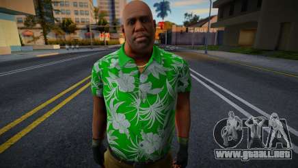 Entrenador de Left 4 Dead con una camisa hawaiana (Zelen) para GTA San Andreas