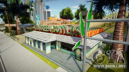 HD Ten Green Bottles Bar Sign de Definitive para GTA San Andreas