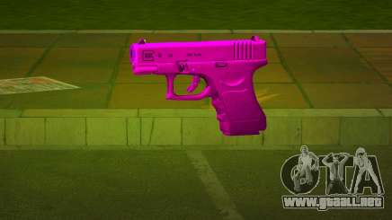 10 Glock Pistols (Pink) para GTA Vice City