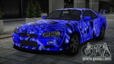 Nissan Skyline R34 GT-R V-Spec II Nur S5 para GTA 4