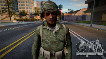 Soldado estadounidense de CoD WaW v5 para GTA San Andreas