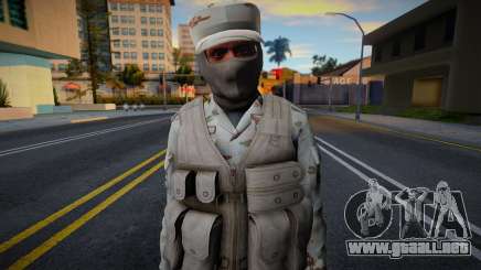 Soldado Mexicano (Camuflaje del Desierto) v2 para GTA San Andreas