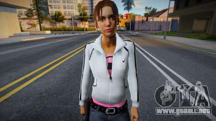 Zoe (Blanco) de Left 4 Dead para GTA San Andreas