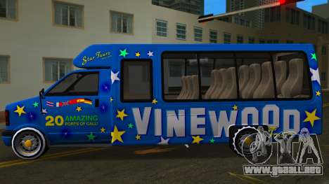 Brute Tour Bus desde GTA 5 HD - Autobús turístic para GTA Vice City
