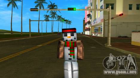 Steve Body Snegovik para GTA Vice City