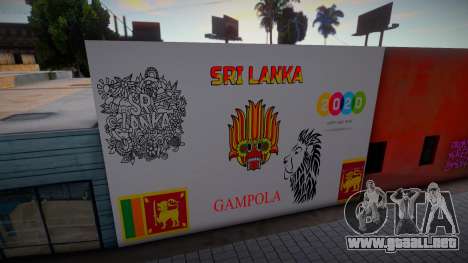 Srilanka Wall Art 2020 para GTA San Andreas