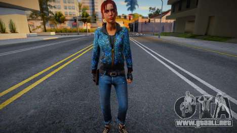 Zoe (Cuerpo) de Left 4 Dead para GTA San Andreas