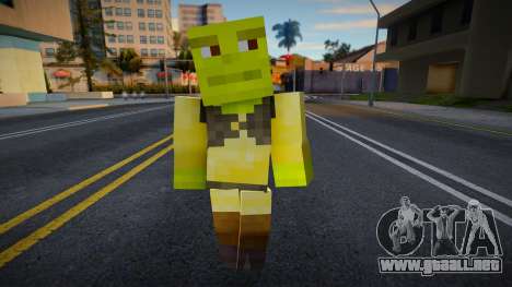 Steve Body Shrek para GTA San Andreas