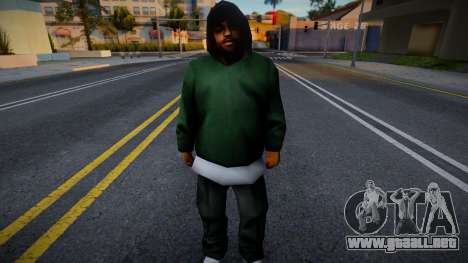 Beta Fam3 Skin para GTA San Andreas